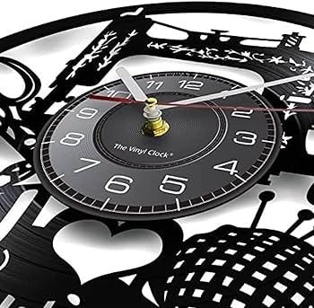 【一点もの！】オリジナル 本物レコードを使用した壁掛け時計 Amazon.co.jp: SZGJP 魔法陣 ビニール製壁掛け時計、ビニール製